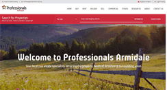 Desktop Screenshot of professionalsarmidale.com.au